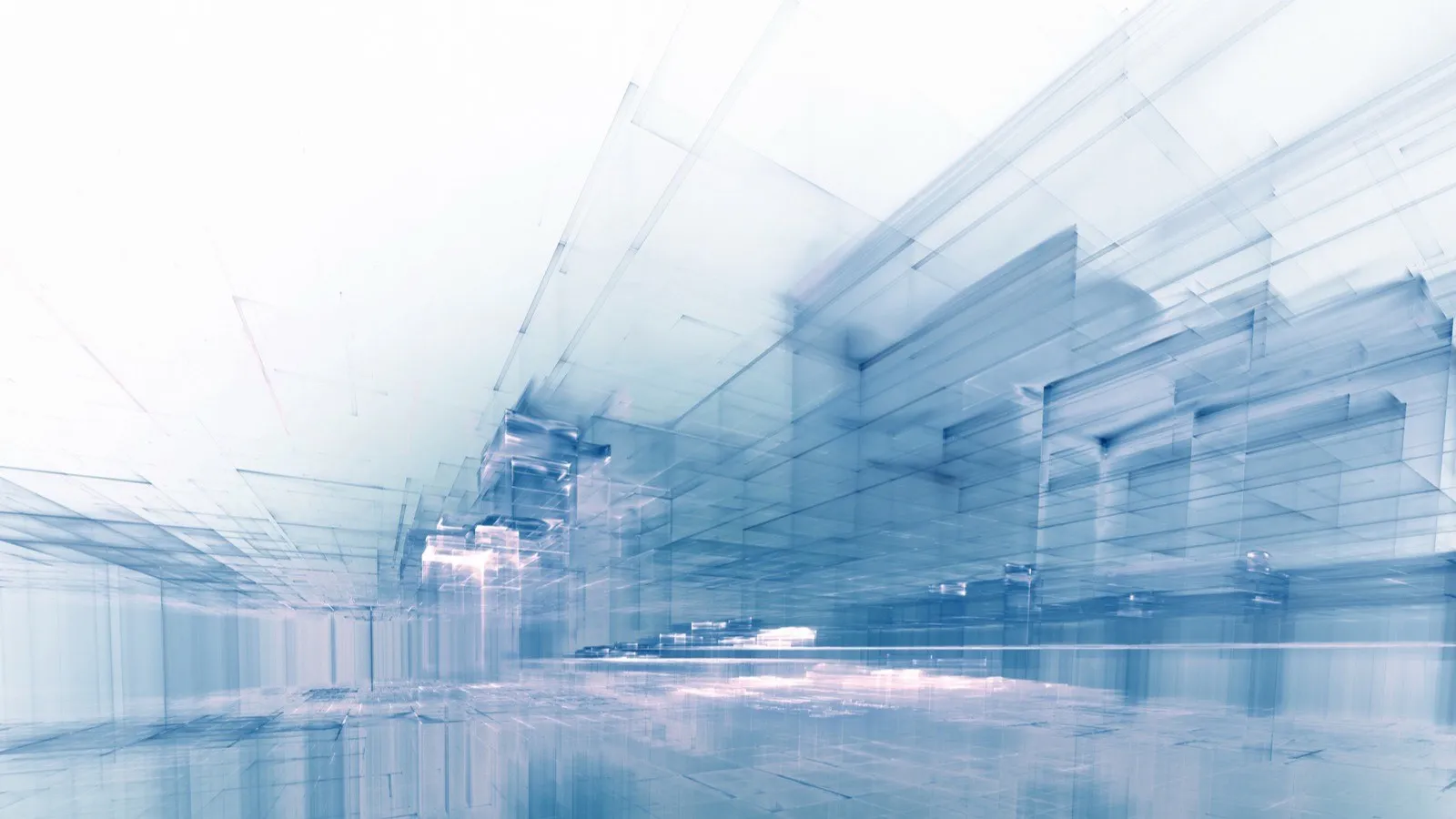 Abstract digital city representing multilingual data flowing across systems and markets for enterprise AI