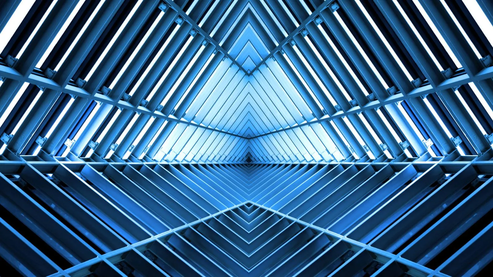 A metallic spaceship interior bathed in blue light reflects the engineered certainty of a fully validated enterprise data pipeline
